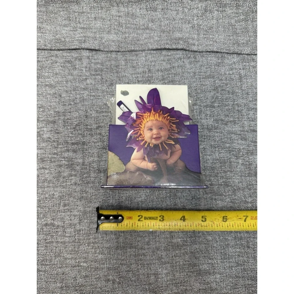 New Vintage Anne Geddes Note Pad Stationary Baby Purple Flower